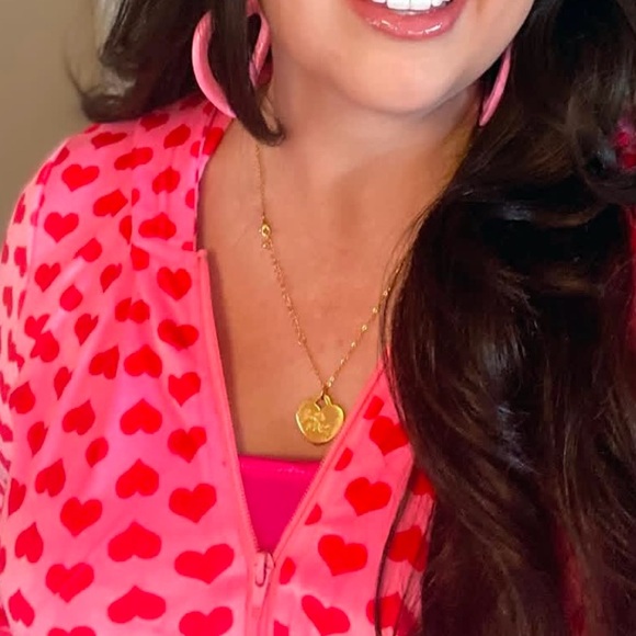 Jennifer’s Body Fine Girl Jen Jacket Hearts Pink Red XL Check - Picture 7 of 10